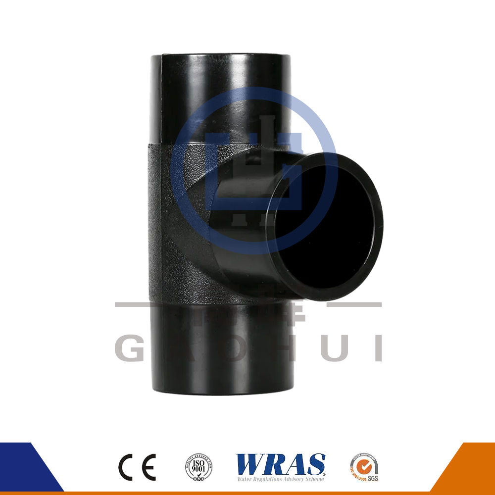 HDPE đúc mông hợp nhất bằng tee bằng nước cho nước thải cấp nước