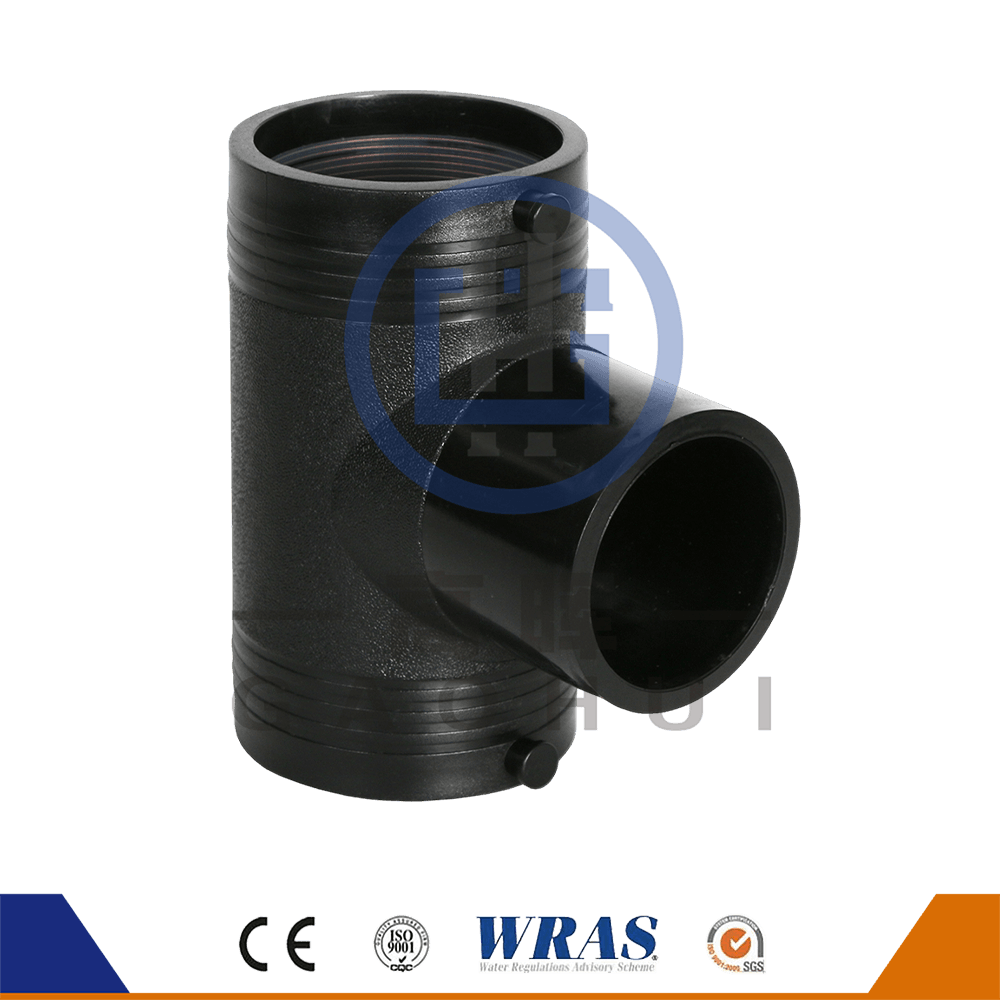 HDPE đúc điện phản ứng tổng hợp bằng tee bằng nước cho nguồn cung cấp nước